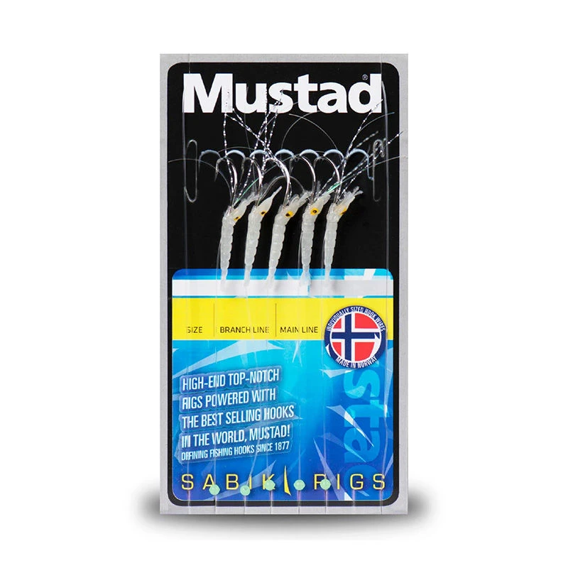 Mustad Mini Shrimp Green Glow Rigs